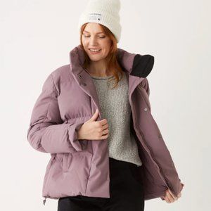 Frank and Oak Lykke Puffer Coat in Purple